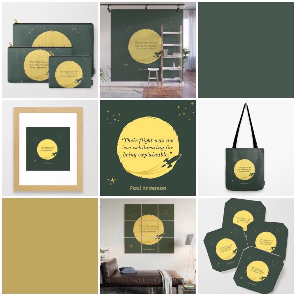 Poul Anderson exhilaration of the explainable gas station burrito society6 